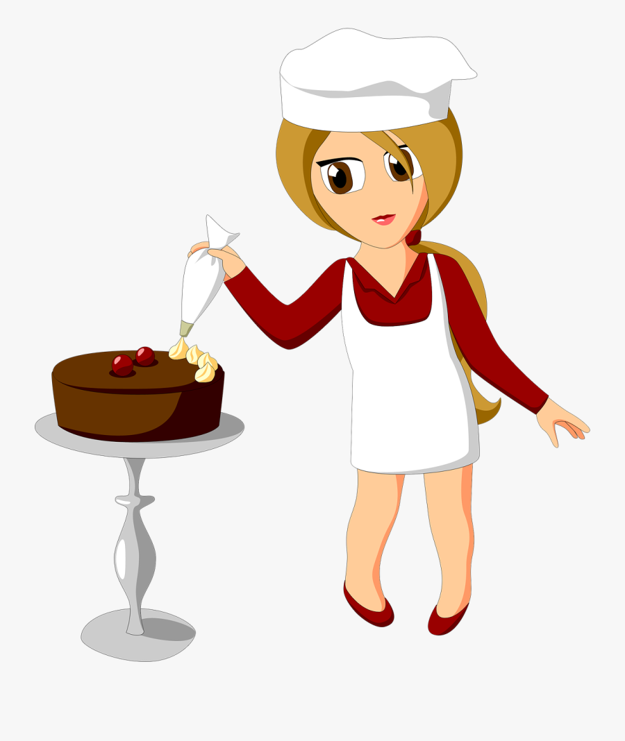 Confectioner Cake Decorate Free Picture - Amigas Confeitaria, Transparent Clipart