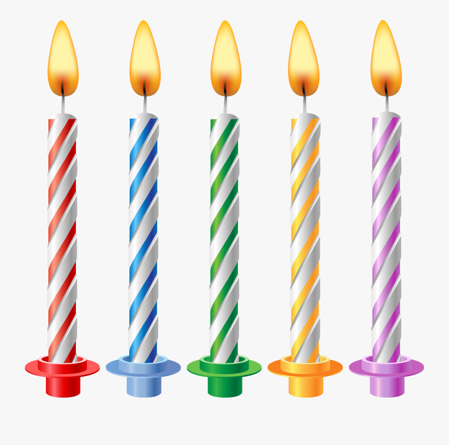 Birthday Candles Png, Transparent Clipart
