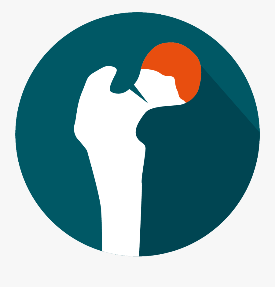Femoral Neck Fracture Icon, Transparent Clipart