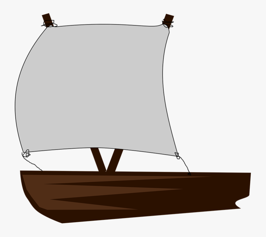 Transparent Bark Clipart - Sailing Ship, Transparent Clipart