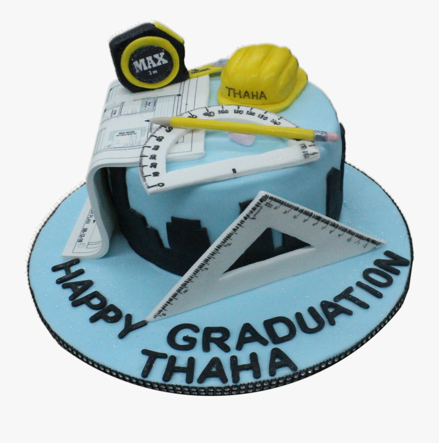 Architect Cake B170 8″ - Happy Birthday Cake Architect, Transparent Clipart