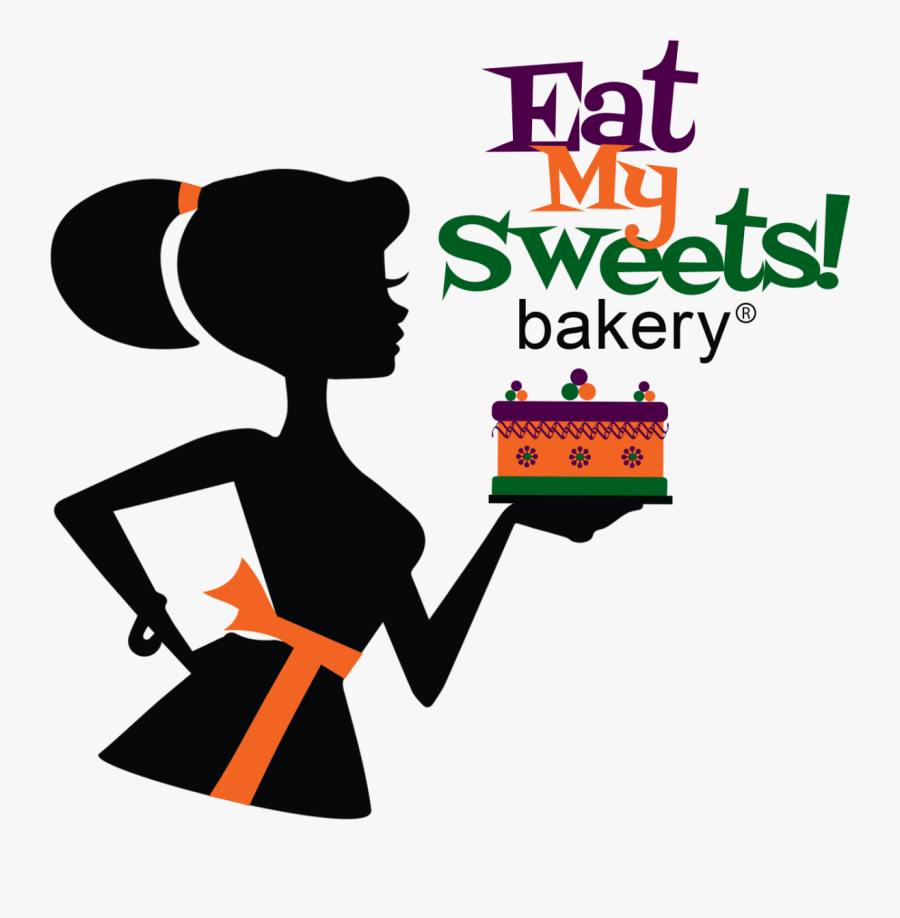 Eat My Sweets Bakery Logo - Bakery Girl Logo, Transparent Clipart