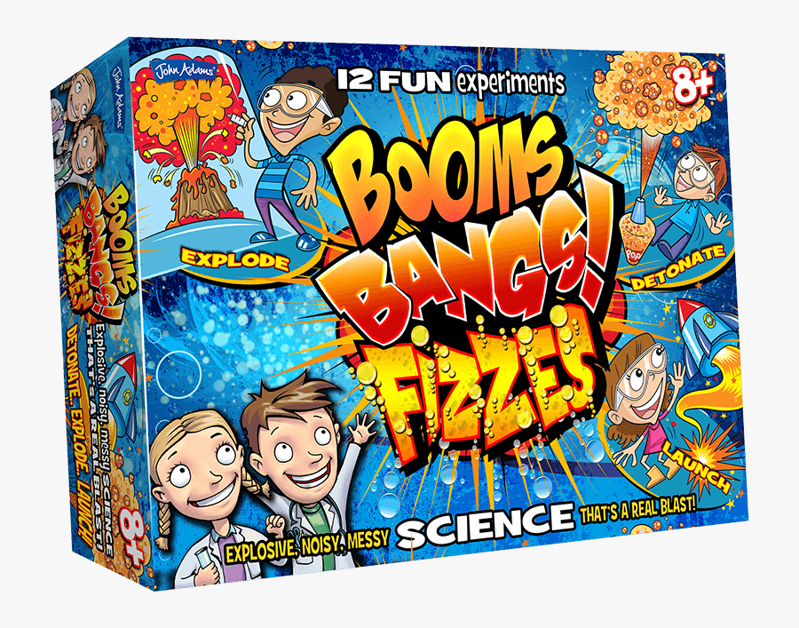 Transparent Bangs Png - Booms Bangs Fizzes Science Kit, Transparent Clipart