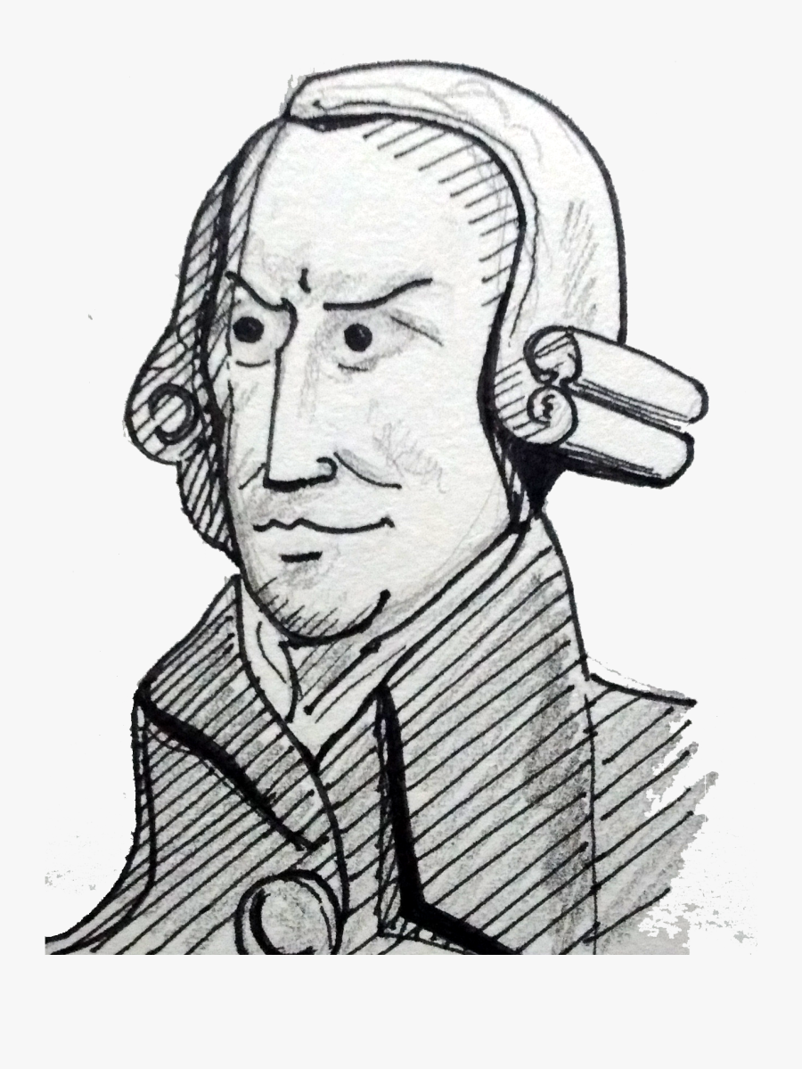 Clip Art John Locke Clip Art - Adam Smith Cartoon Drawing, Transparent Clipart