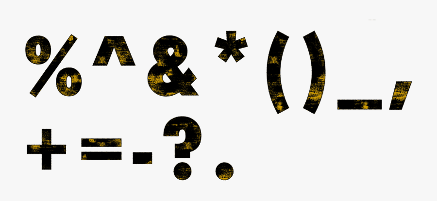 Transparent Gold Dollar Sign Png - Alphabet, Transparent Clipart