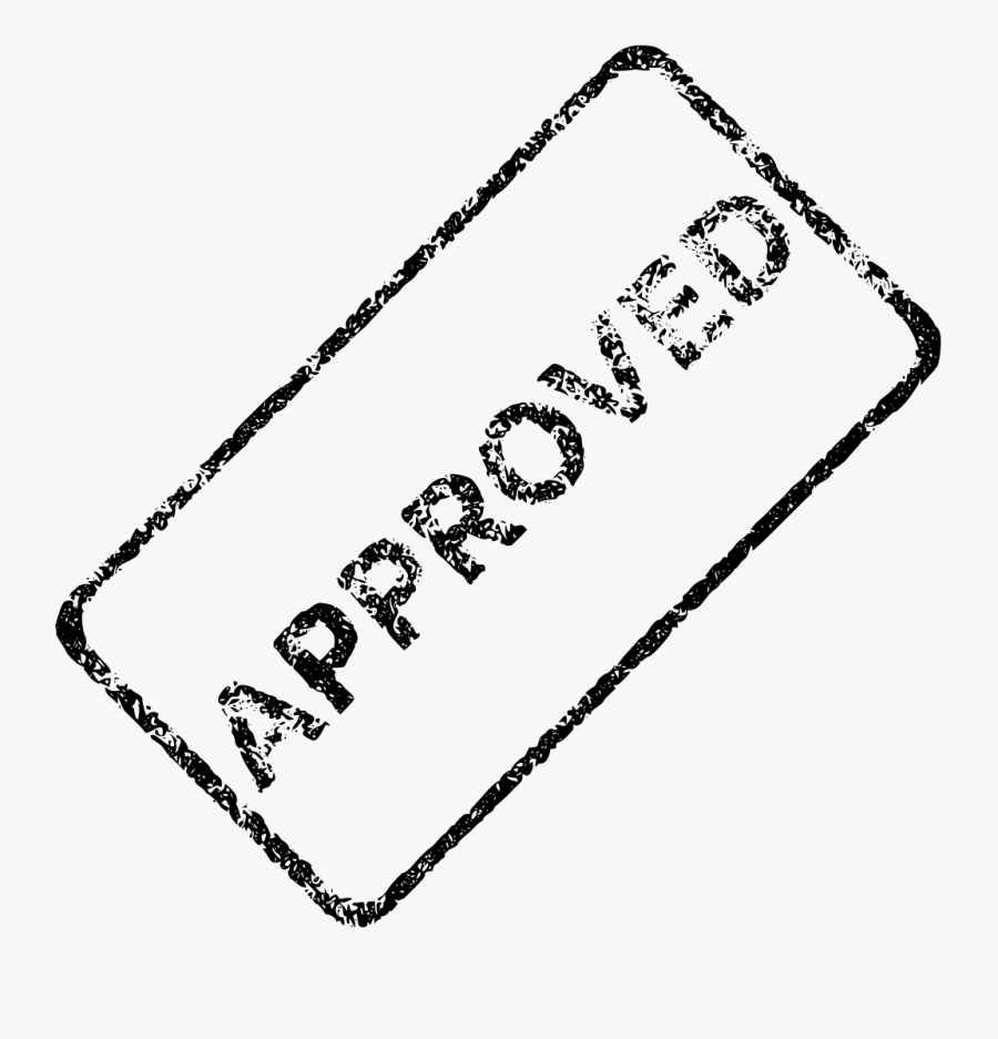 Approved Background Png Image - Png Approved Stamp Black And White