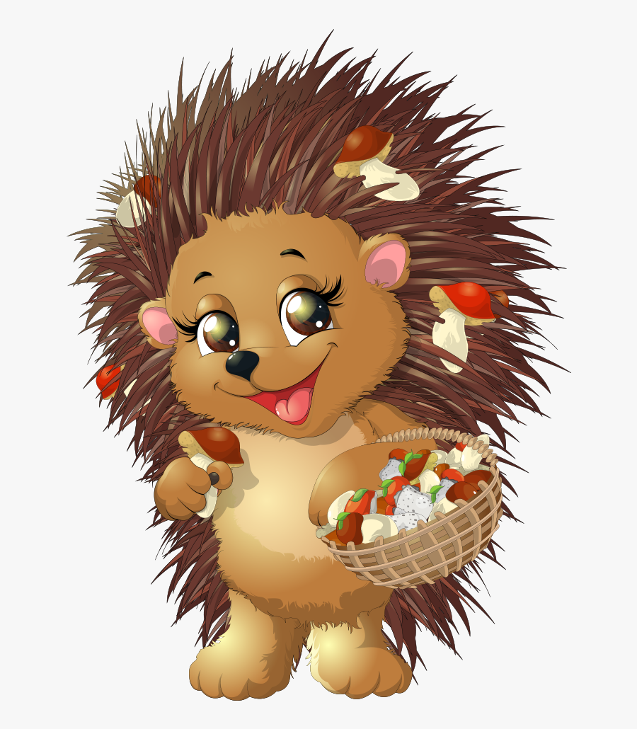 Hedgehog Drawing Clip Art - Ежик Рисунок Пнг, Transparent Clipart