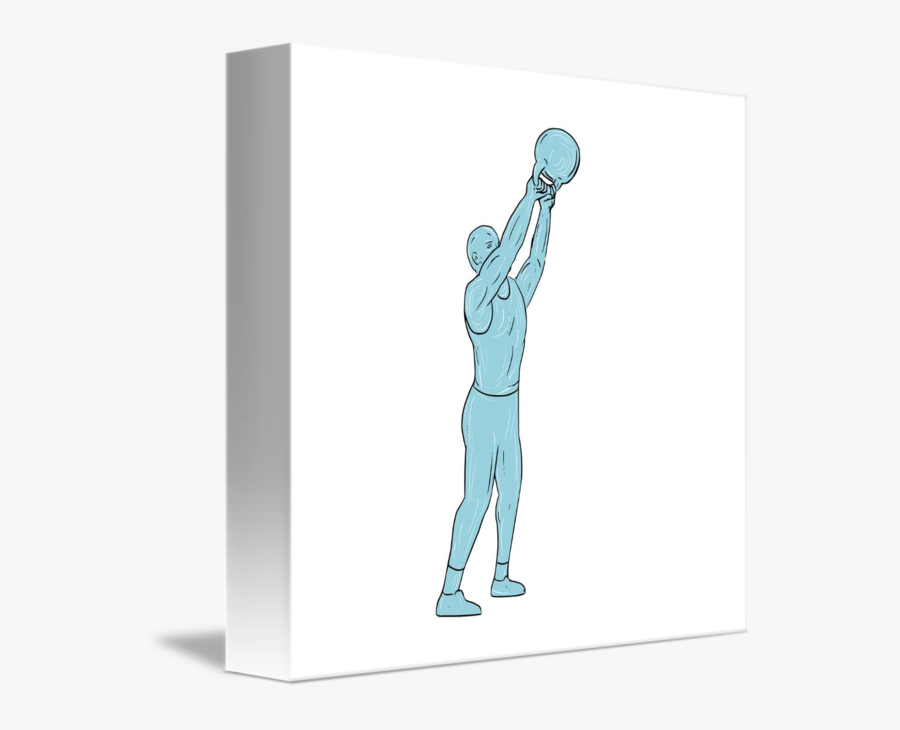 Athlete Drawing Fitness - Toss A Bocce Ball, Transparent Clipart