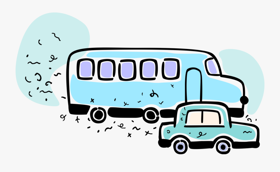 Passenger Tour Bus Motor Image Illustration Of, Transparent Clipart