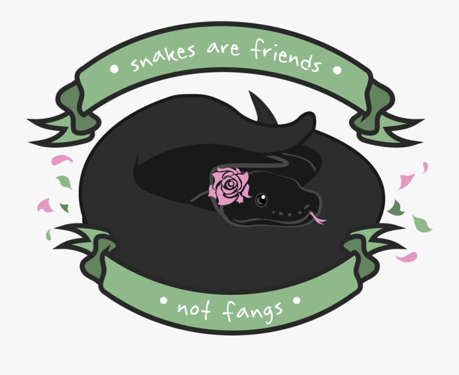 Snakes Are Friends, Not Fangs By Explodinghye On Tumblr - Snakes Are Friends Not Fangs, Transparent Clipart
