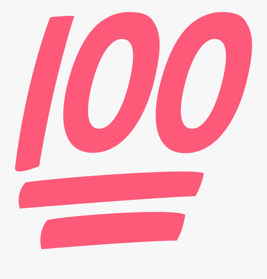 Clip-art - Que Significa El Emoji 100, Transparent Clipart