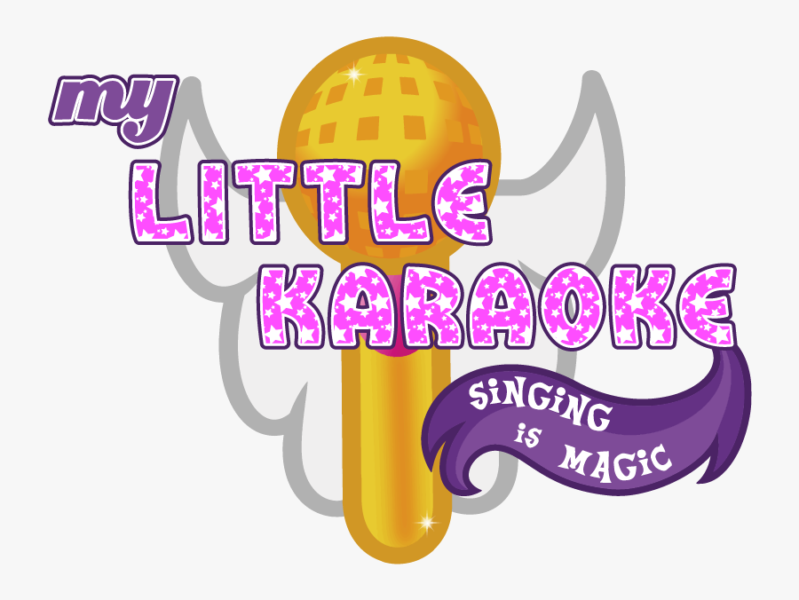 Karaoke Clipart Flyer - My Little Karaoke, Transparent Clipart