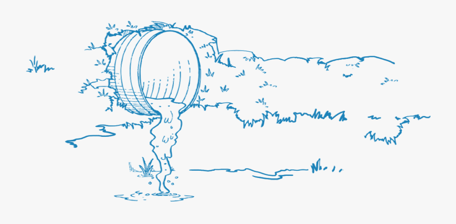 Transparent Dead Animal Png - Water Pollution Colouring Pages, Transparent Clipart