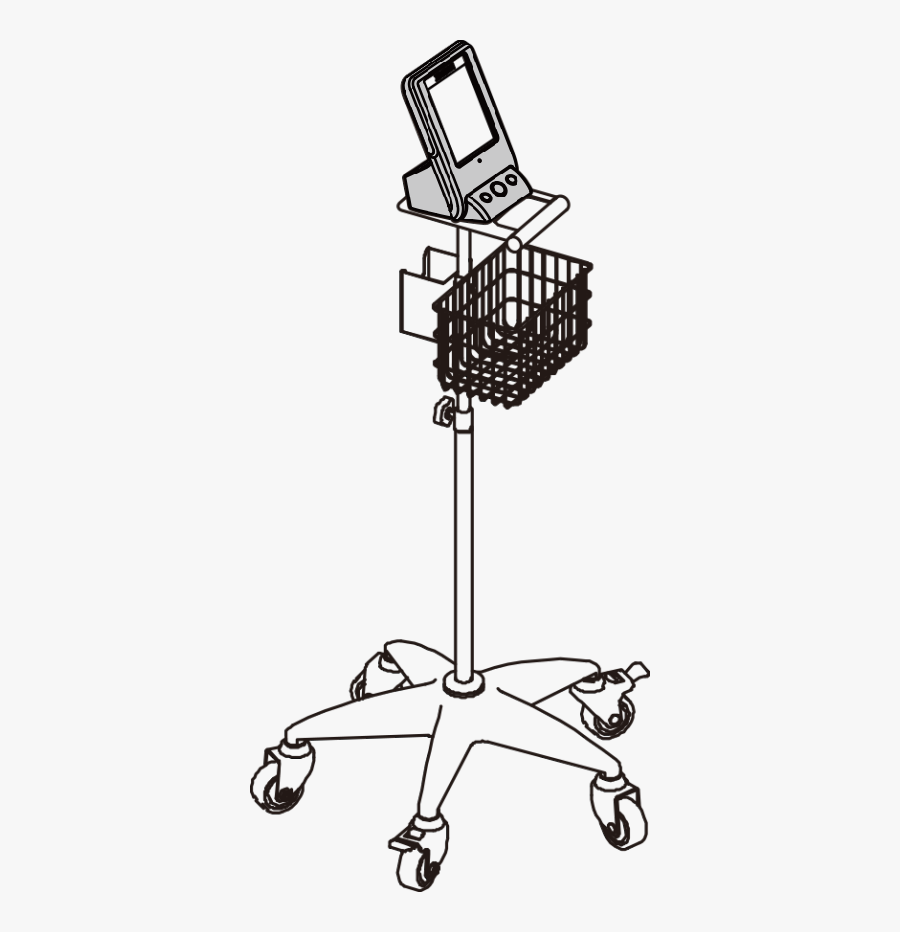 Blood Pressure Monitor Ac1000f Stand, Transparent Clipart