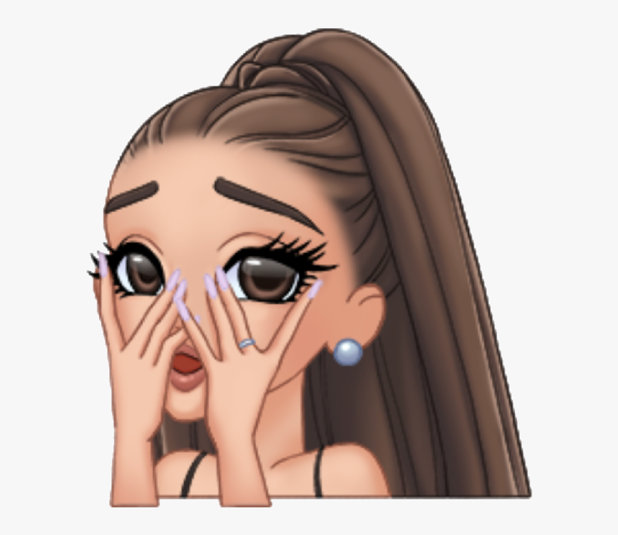 Transparent Scared Eyes Clipart - Ariana Grande Cute Drawings, Transparent Clipart