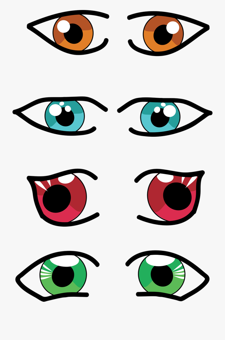 Green Eyes Clipart Eyesight - Eye, Transparent Clipart
