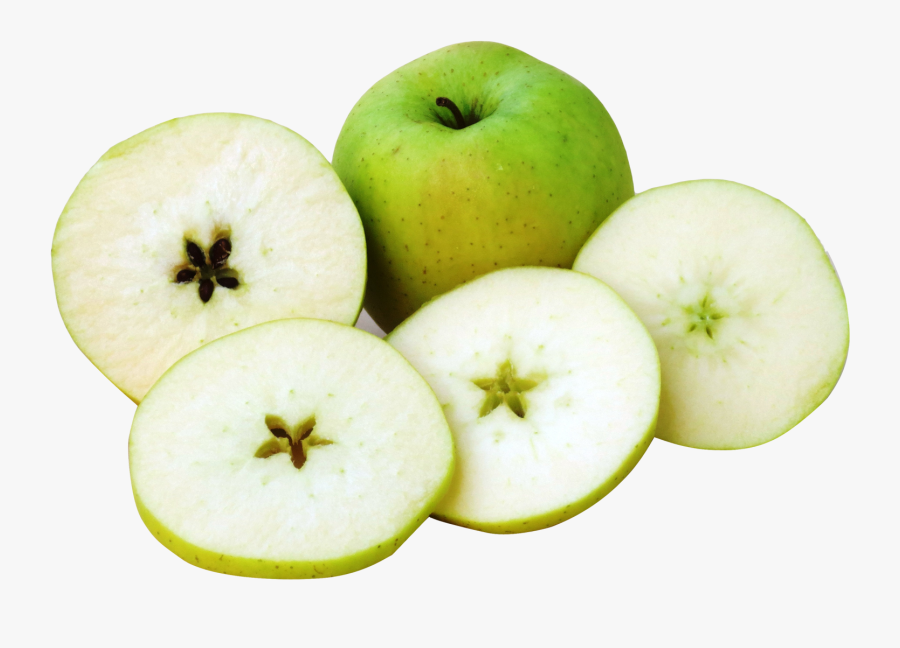 Apple With Slice Png Image - Sliced Apple Png, Transparent Clipart