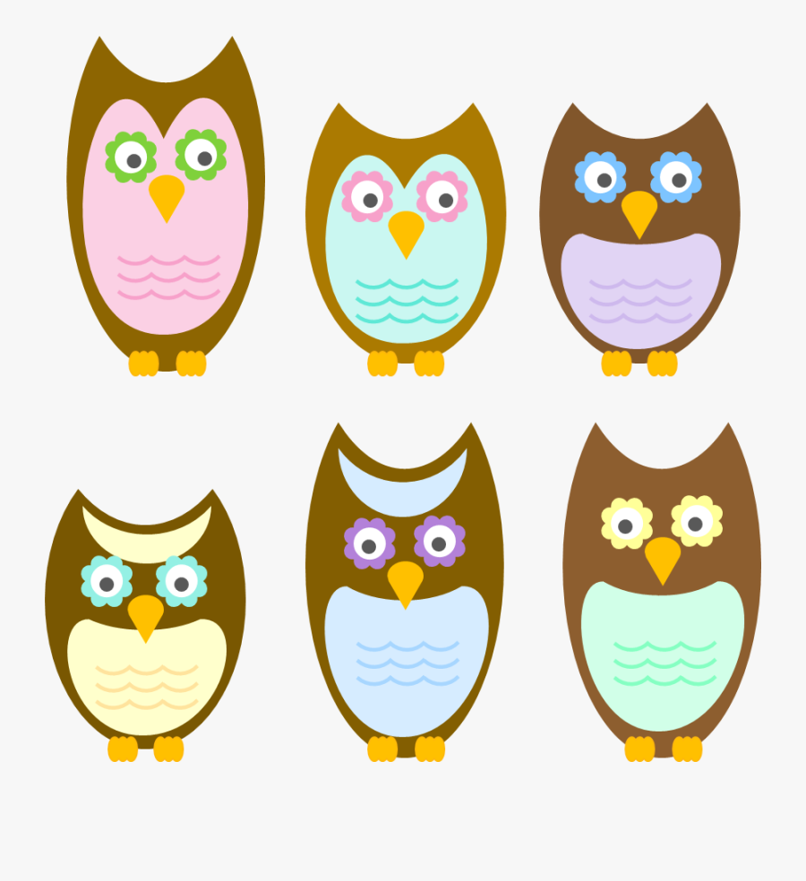 Tlotp-owlfamily - Cartoon, Transparent Clipart