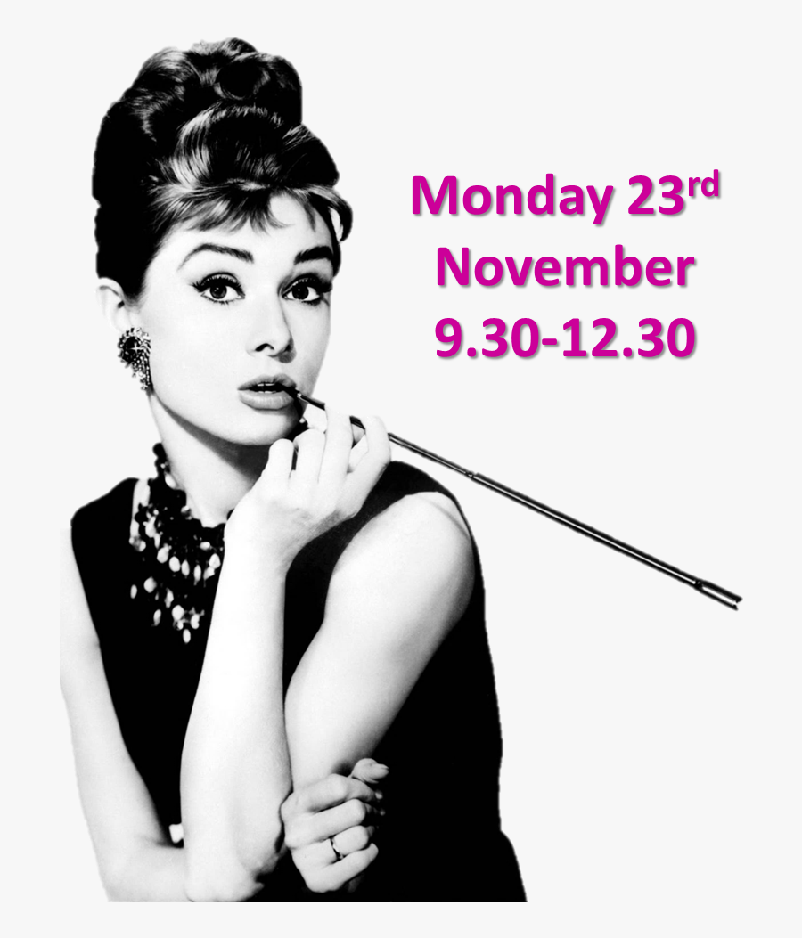 Clip Art At Tiffany S Hollywood - Audrey Hepburn, Transparent Clipart