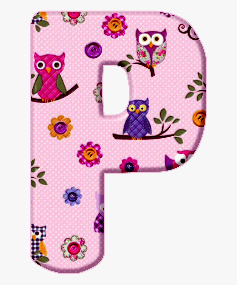 Letter C With Owl, Transparent Clipart