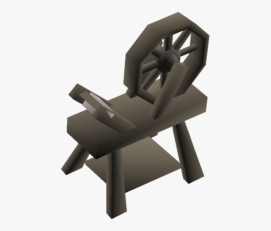 Spinning Wheel Osrs - Wood, Transparent Clipart
