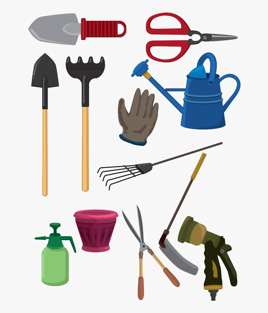 Tool Clipart Gardening Tool - Transparent Background Gardening Tool Cartoon, Transparent Clipart