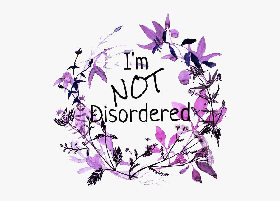 Floral Watercolour Tattoo Wreath, Transparent Clipart