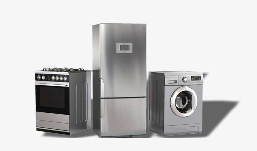 Clip Art Appliances Images - Fridge Washing Machine Stove, Transparent Clipart