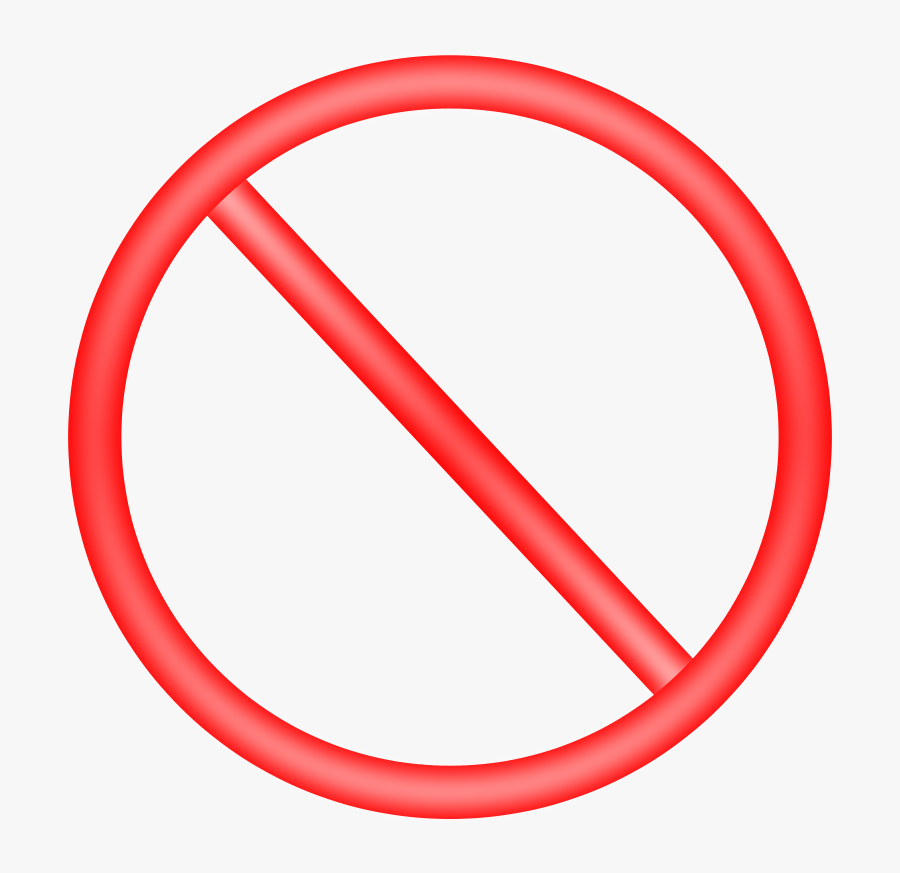 Forbidden Sign Clipart, Transparent Clipart