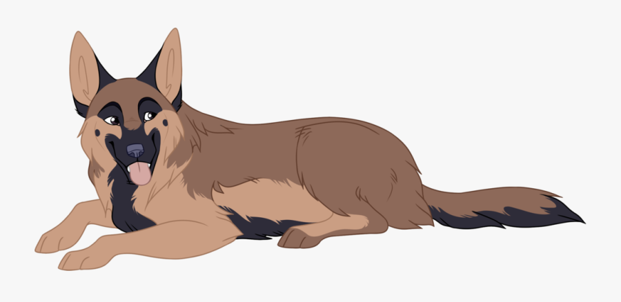 Speedpaint Drawing German Shepherd - Old German Shepherd Dog, Transparent Clipart