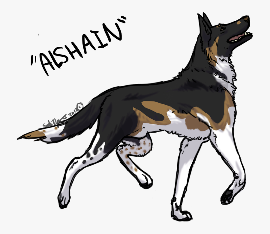 Collection Of Free Dogs Drawing German Shepherd Download - Drawings Of Anime Dogs, Transparent Clipart