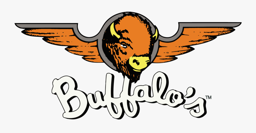 Buffalos Cafe Logo, Transparent Clipart