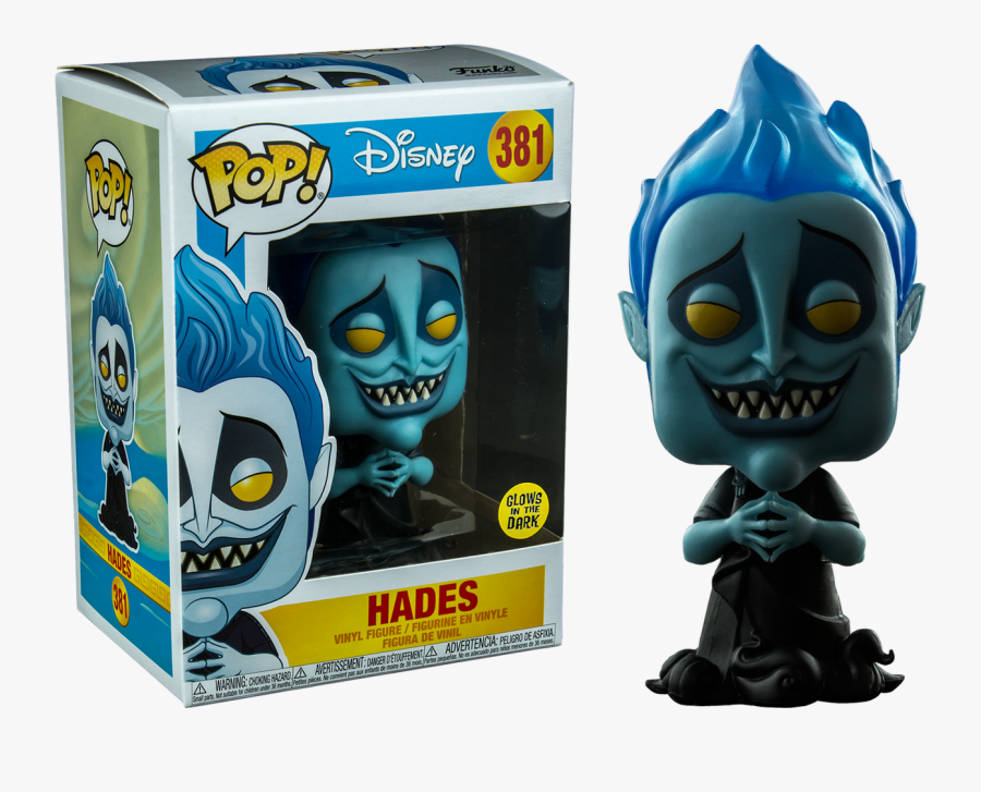 Hades Glow In The Dark Pop Vinyl Figure - Hades Glow In The Dark Pop, Transparent Clipart