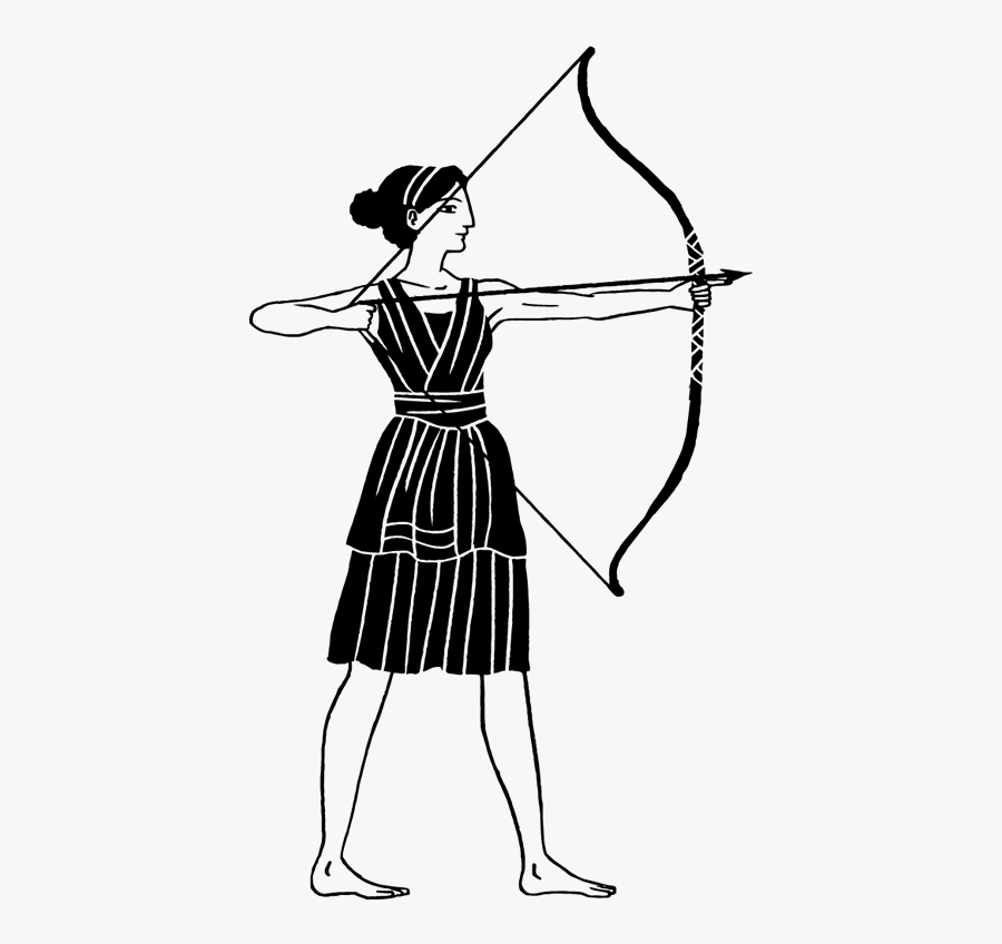 Meet The Olympians Olympus - Transparent Artemis Bow And Arrow, Transparent Clipart