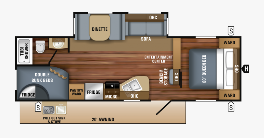 2018 Jayco Jay Flight 33rbts, Transparent Clipart