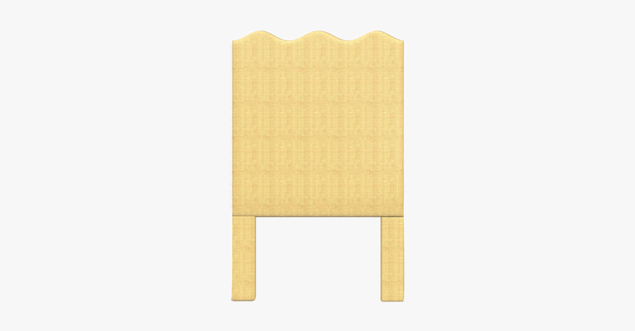 Wave Headboard In Natural Raffia - Chair, Transparent Clipart