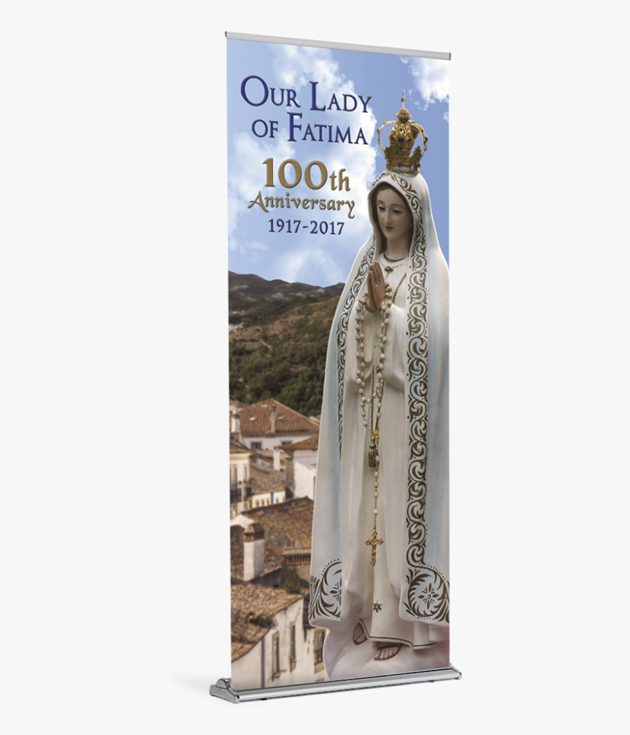Transparent Our Lady Of Fatima Clipart - Our Lady Of Fatima Banner, Transparent Clipart