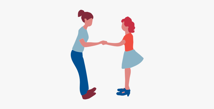 Crescent City Swing Dancers - Holding Hands, Transparent Clipart