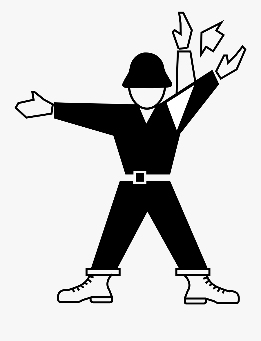 Vector Dancer Ballroom - Helicopter Marshalling Hand Signals Png, Transparent Clipart
