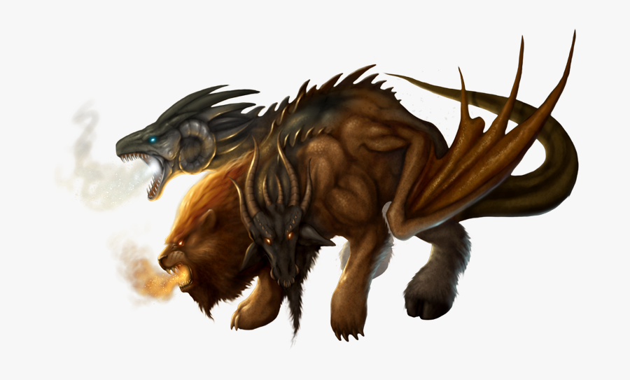 Chimera Png Transparent Images - Dungeons And Dragons Chimera, Transparent Clipart