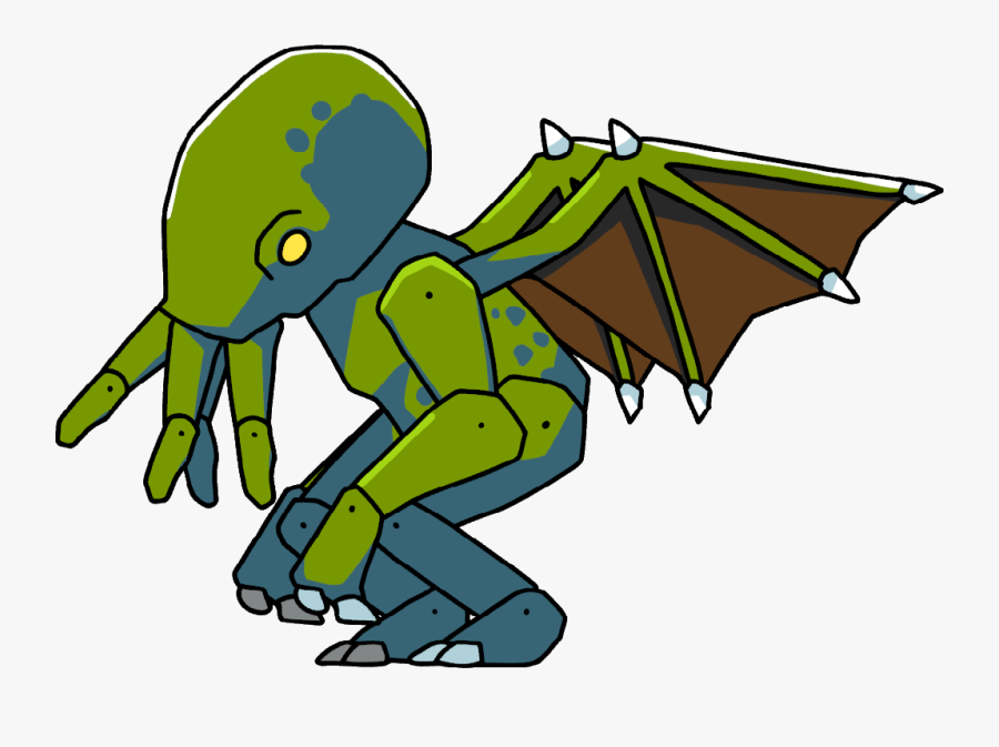Chimera Clipart Scribblenauts - Cthulhu Scribblenauts, Transparent Clipart