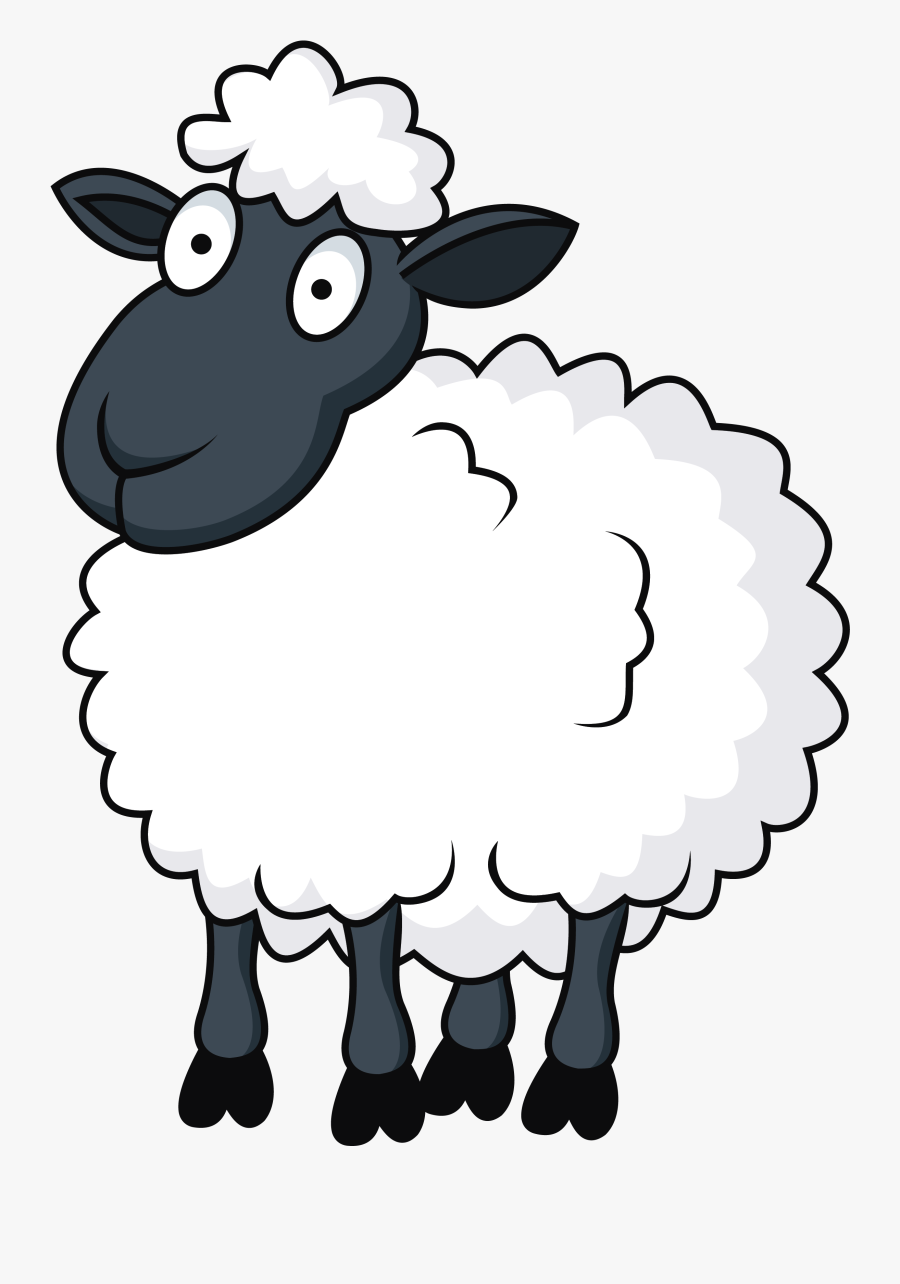 Sheep Cartoon Clip Art - Cartoon Transparent Background Sheep Png, Transparent Clipart