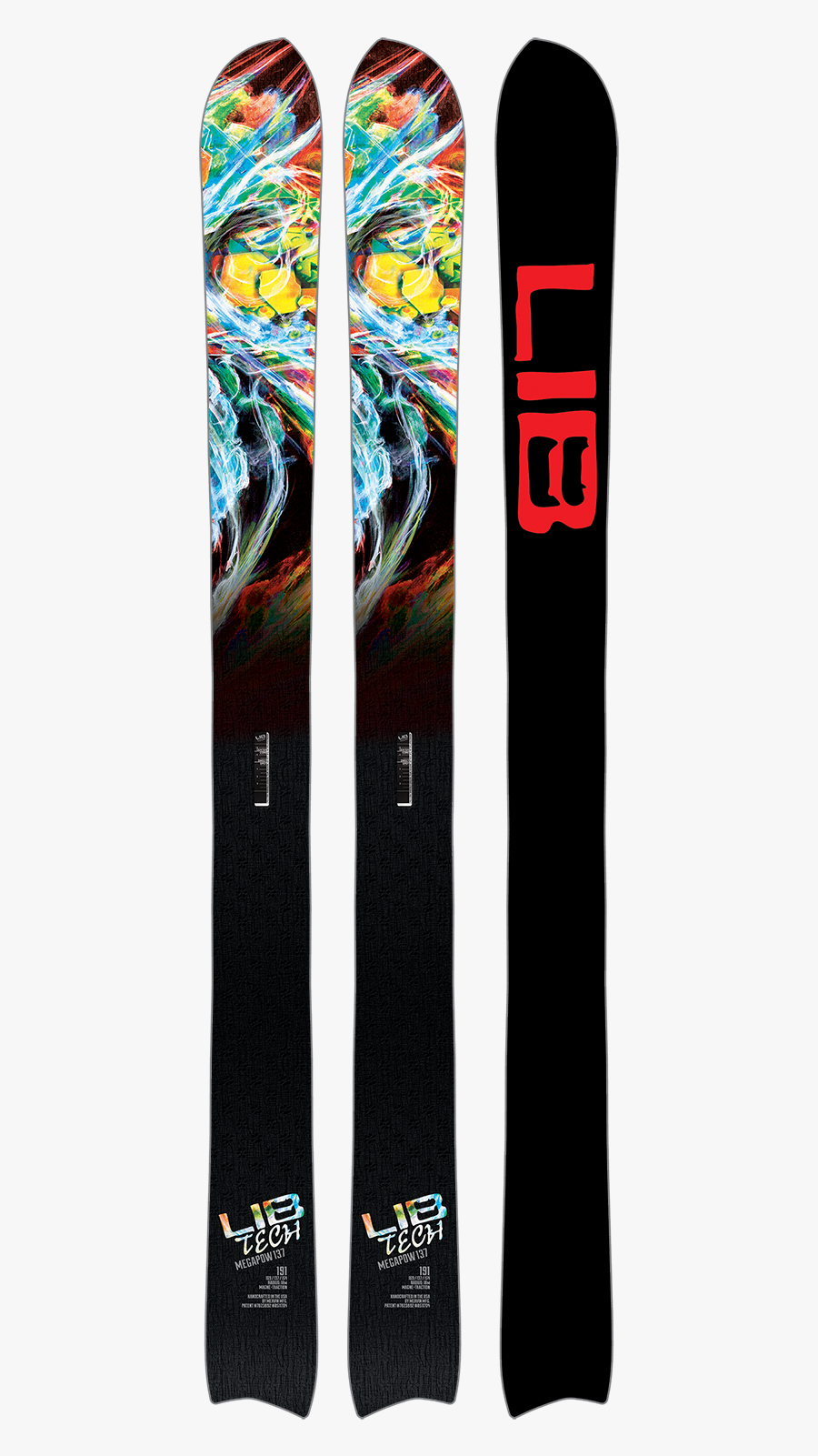 Ski Png - Lib Tech Mega Pow, Transparent Clipart