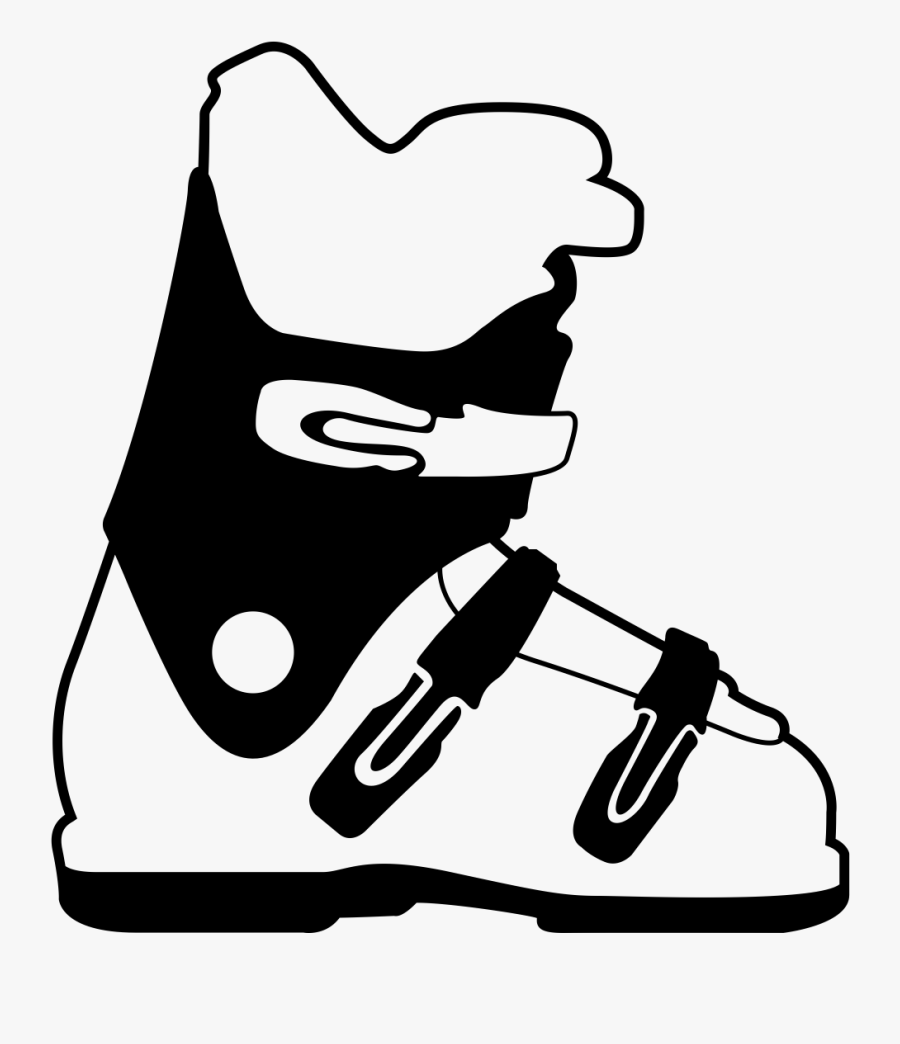 Ski Boot, Transparent Clipart
