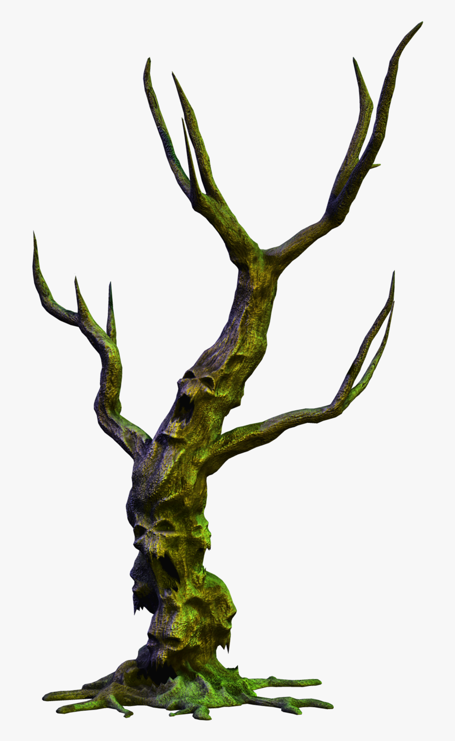 Spooky Trees Png - Old Tree Png, Transparent Clipart