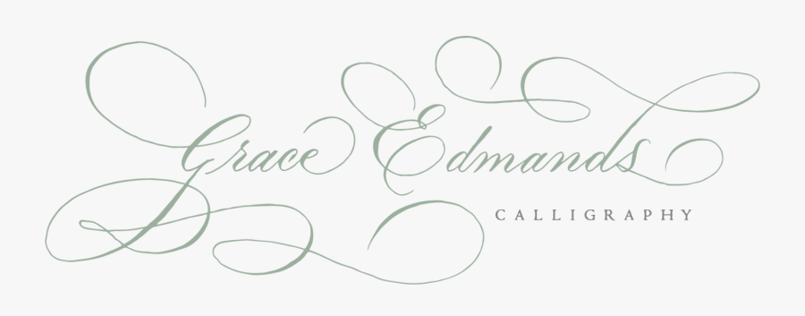 Clip Art Grace Calligraphy - Calligraphy, Transparent Clipart