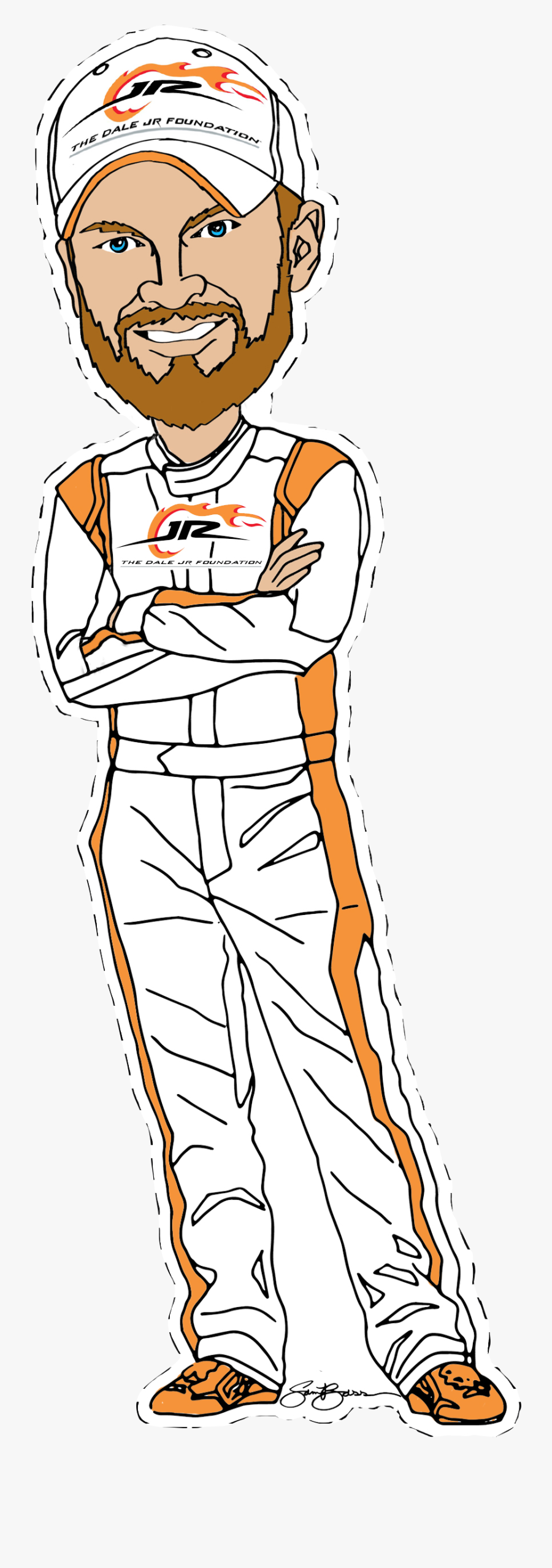 Image - Dale Jr Cartoon Png, Transparent Clipart