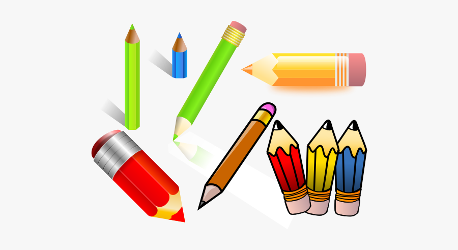 Lapis De Cor Em Desenho, Transparent Clipart