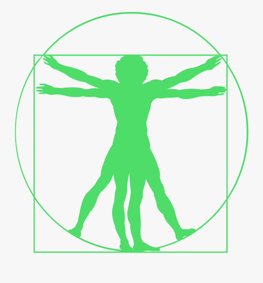Vitruvian Man 3d Stl, Transparent Clipart