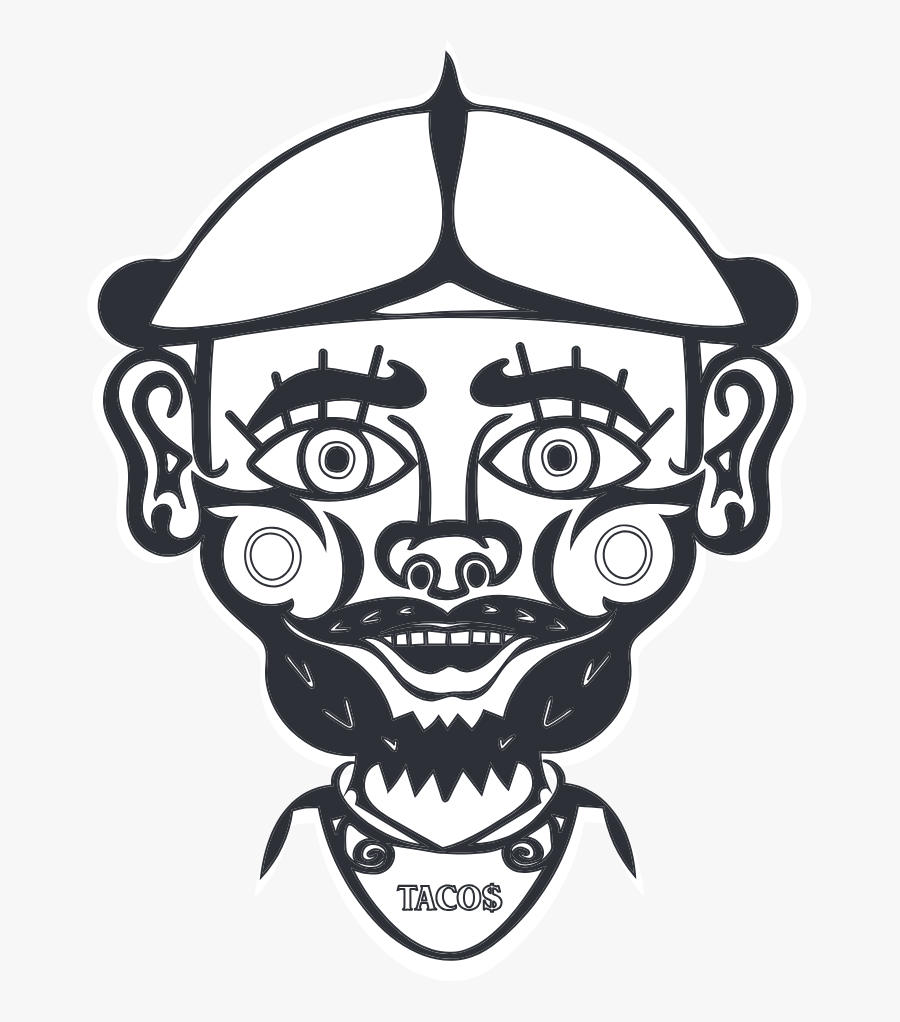 Transparent Chicken Taco Clipart - Illustration, Transparent Clipart